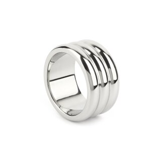 Mr. Steel Elegant Deep C-Ring 40 mm Silver