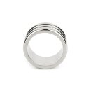 Mr. Steel Elegant Deep C-Ring 40 mm Silver