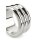 Mr. Steel Elegant Deep C-Ring 40 mm Silver