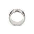 Mr. Steel Elegant Deep C-Ring 45 mm Silver