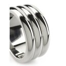 Mr. Steel Elegant Deep C-Ring 45 mm Silver