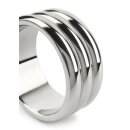 Mr. Steel Elegant Deep C-Ring 50 mm Silver