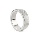 Mr. Steel CrissCross C-Ring 40 mm Silver
