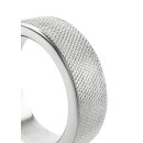 Mr. Steel CrissCross C-Ring 40 mm Silver