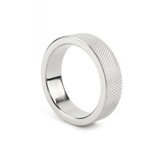 Mr. Steel CrissCross C-Ring 45 mm Silver