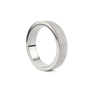 Mr. Steel CrissCross C-Ring 55 mm Silver