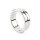 Mr. Steel Single Grooved C-Ring 40 mm Silver