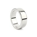Mr. Steel Wide Band C-Ring 40 mm Silver