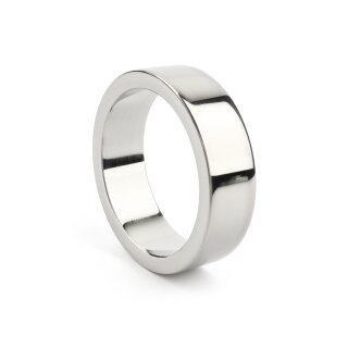 Mr. Steel Wide Band C-Ring 45 mm Silver