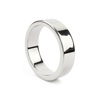 Mr. Steel Wide Band C-Ring 50 mm Silver