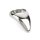 Mr. Steel Teardrop C-Ring 50 mm Silver