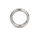 Mr. Steel MeGa Tire C-Ring Satin 45 mm Silver