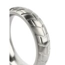 Mr. Steel MeGa Tire C-Ring Satin 55 mm Silver