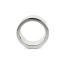 Mr. Steel Mega Wide Band C-Ring 40 mm Silver