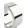 Mr. Steel Mega Wide Band C-Ring 40 mm Silver