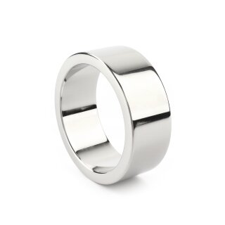 Mr. Steel Mega Wide Band C-Ring 45 mm Silver