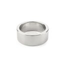Mr. Steel Mega Wide Band C-Ring 45 mm Silver