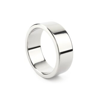 Mr. Steel Mega Wide Band C-Ring 50 mm Silver