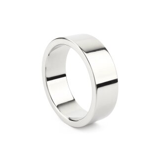 Mr. Steel Mega Wide Band C-Ring 55 mm Silver