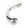 Mr. Steel The Curvy G-spot Double Ended Silver 19 cm