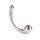 Mr. Steel The Curvy G-spot Double Ended Silver 19 cm