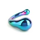 Mr. Steel The Curvy G-spot Rainbow Multicolor 19 cm
