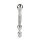 Mr. Steel Multi-Stim Pleasure Wand Silver 19 cm