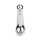 Mr. Steel Elegant Eleven Dildo 17.5 cm Silver