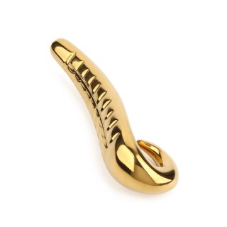 Mr. Steel Devils Tongue Dildo Gold