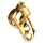 Mr. Steel Brutal Chastity Cage Gold Gold