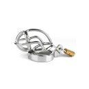 Mr. Steel San Quentin Chastity Cage Silver