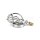 Mr. Steel San Quentin Chastity Cage Silver