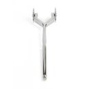 Mr. Steel Twin Wartenberg Pinwheel Silver