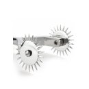 Mr. Steel Twin Wartenberg Pinwheel Silver