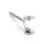 Mr. Steel Twin Wartenberg Pinwheel Silver