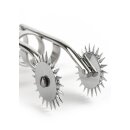 Mr. Steel Double Finger Pinwheel Silver