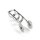 Mr. Steel Double Finger Pinwheel Silver