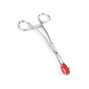 Mr. Steel Tongue Forceps Luxe Silver