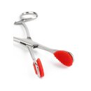 Mr. Steel Tongue Forceps Luxe Silver