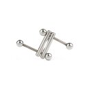 Mr. Steel Turning Point Nipple Clamps Silver