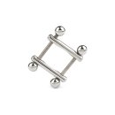 Mr. Steel Turning Point Nipple Clamps Silver