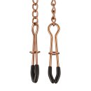 Mr. Steel Tweezer Nipple Clamps Gold Rose Gold