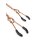 Mr. Steel Tweezer Nipple Clamps Gold Rose Gold