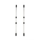 Mr. Steel Nipple Sticks 20 cm Silver