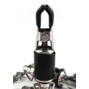 Mr. Steel Barrel Tit Clamps With Chain Silver