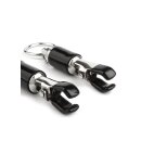 Mr. Steel Barrel Tit Clamps With Ring Silver