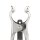 Mr. Steel Squeezer Nipple Clamps with Ring Silver