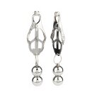 Mr. Steel Clover Nipple Clamps Weight Silver