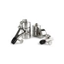 Mr. Steel Aligator Nipple Clamps Weights Silver