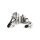 Mr. Steel Aligator Nipple Clamps Weights Silver